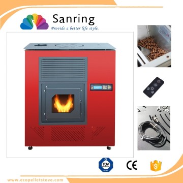 high efficiency smokeless pellet stove, 8kw wood burning stove