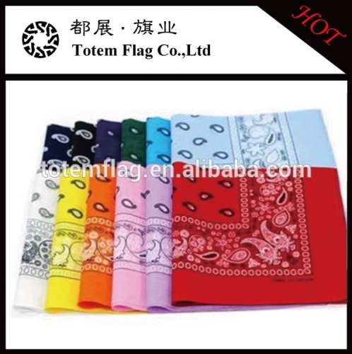 Stock handkerchief with flower image printed