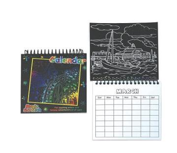 Magic Scratch Art Calendar