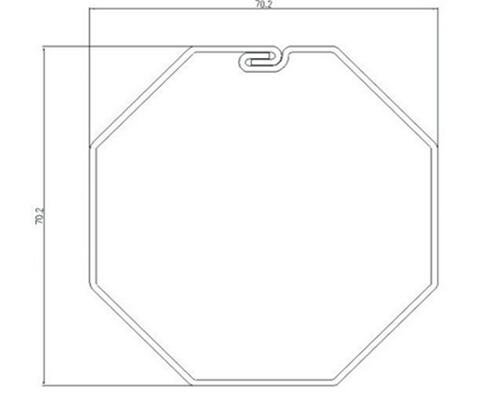 Rolling shutter door & windows Octagonal tube