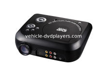 Red / Black Home Theater Portable Dvd Projector With English / Spanish / French / German Language