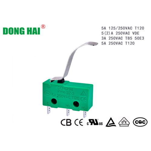 Microinterruptor apto para electrodomésticos