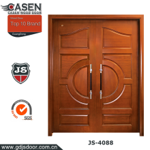 finished double swing teak wood main door designs with Teak