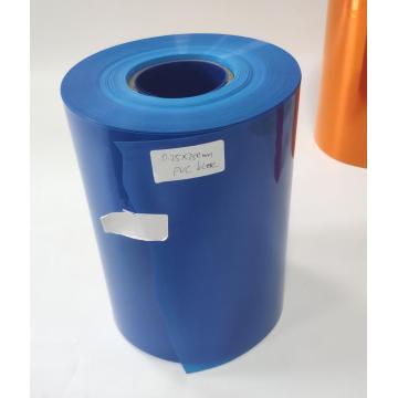 Rolo de filme de PVC azul para embalagem farmacêutica de blistas