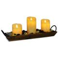 Large Wooden Candle Holders For Pillars