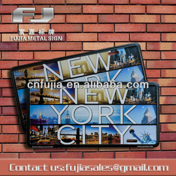 full color printed license plate,metal sign,aluminum sign