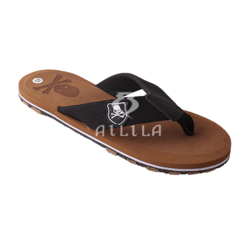 Skull men casual flip flops
