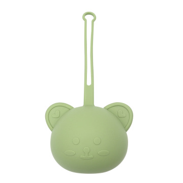 Bear Silicone Pacifier Case Baby Portable Dummy Holder