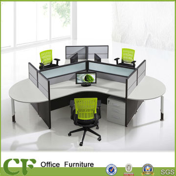 commercial design of 120 degree office cubicle screen