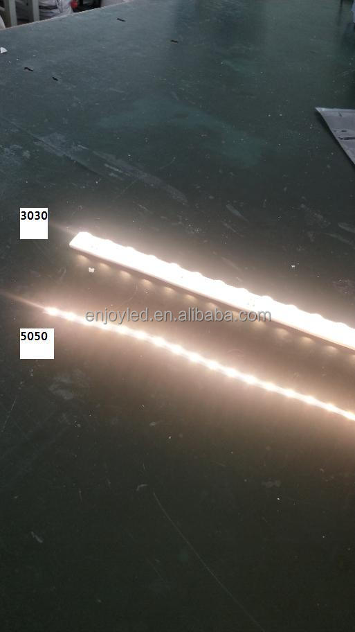 High power flexible wall washing waterproof lamp with low-voltage 24V lens 3030 bendable back lighting strip