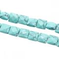 Batu Alam Faceted Square Loose Beads Gem Crystal Crystal Loose Beads Untuk Pembuatan Perhiasan DIY