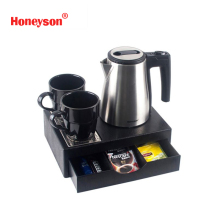 Hotel Guest Room Electric Kettle and Welcome Tray Supplies