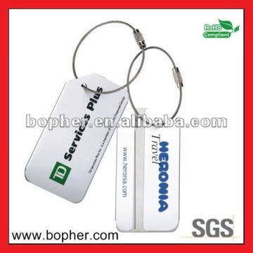 new designed pvc luggage tag belt