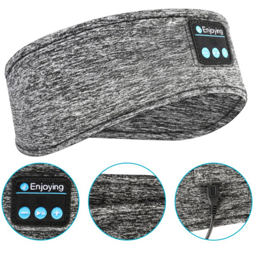 Tiara Bluetooth Fone de ouvido esportivo Bandanas de ioga para dormir