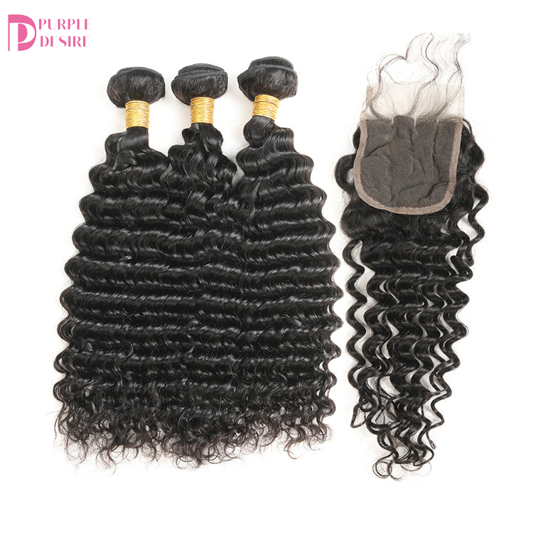 Best price Grade 9A virgin hair,cheap 100% virgin Brazilian hair bundles,100% Brazilian human hair  With Lace Frontal Closure