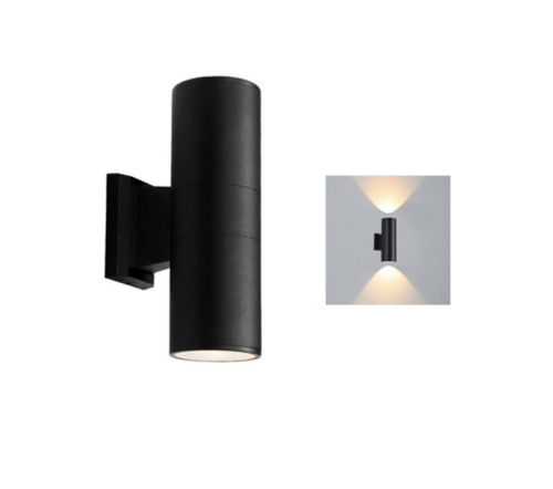 Low light decay outdoor LED wall light