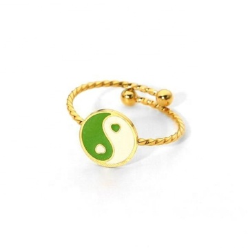 Young Girl Student Gift: Custom Charm Candy Enamel Heart Ring