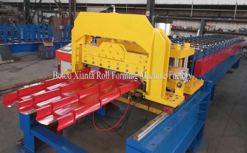 Steel Roof Tile Making Roll Forming Machine