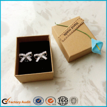 Small Craft Paper Jewelry Box For Earring