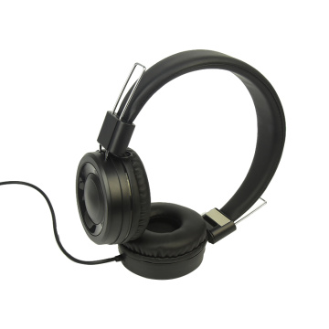 Casque filaire réglable Headsets Bass Sound pour téléphones