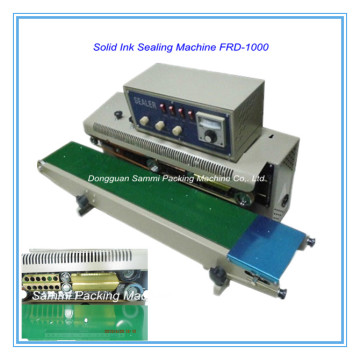 continuous tray printing bag sealing machine