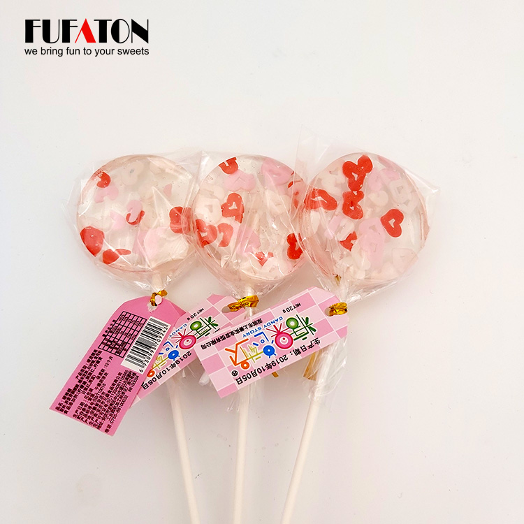 20g Healthy sugar free round lollipop candy
