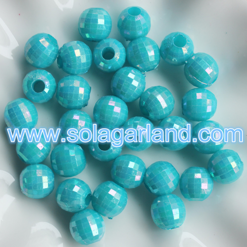 13MM Faceted Disco Ball Beads