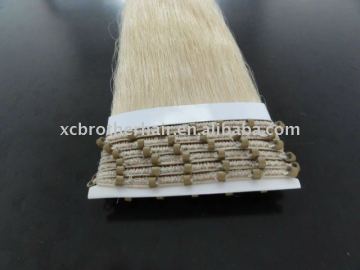 Superior quality loop ring remy hair extension
