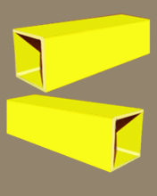 fiberglass FRP square pipe