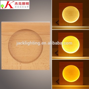 2016 Natural Modern Wood Table Lamp for room decoration JK-858 LED Wood table Light LED Wood table Lamp