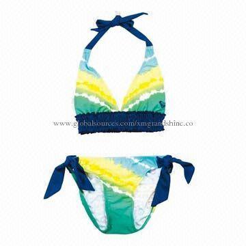 Colorful ladies' bikini, two pieces