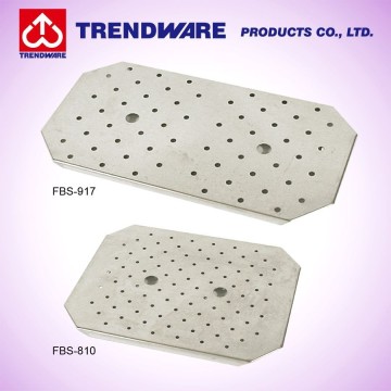 Stainless Steel Food Pan False Bottom with Finger Holes