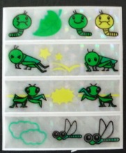 Customized Reflective Toy Stickers