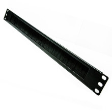 19" 1U brush panel for cabling system