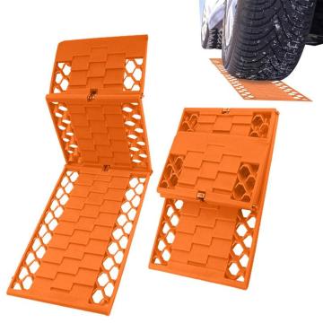 Foldable Tire Traction Pads: Auto Grip Aid and Recovery Tool