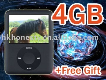 4GB 4G MP4 FM Audio Movie Video Player MP4 player USB 2.0