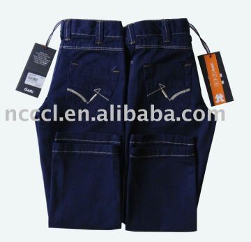 100% cotton boy denim pants and children jeans