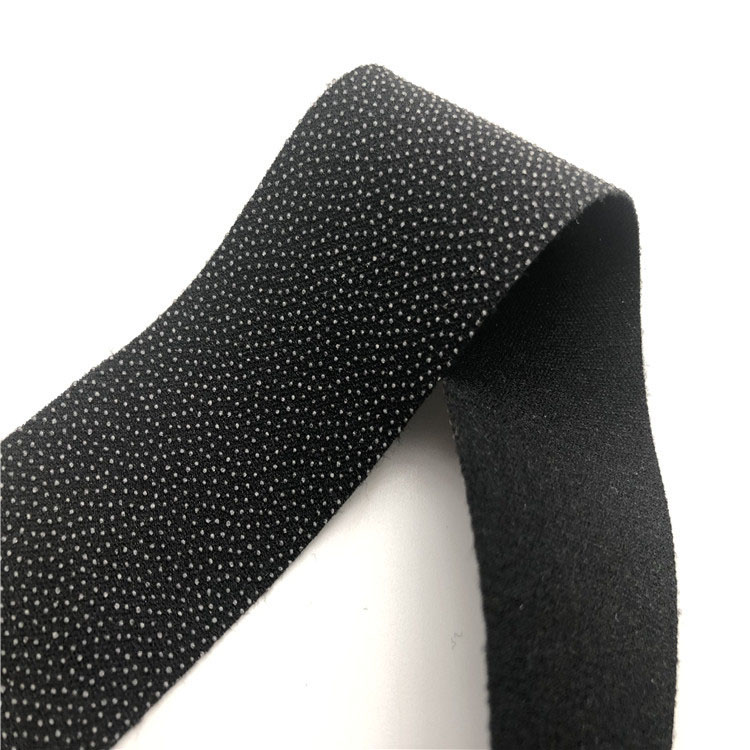 Druable double sides PA coating woven fusible elastic waistband interlining tape roll for pants usage