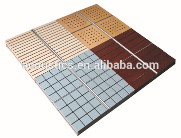 high acoustical performance acoustical wooden panel