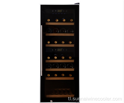 Dual Zone Maliit na Wine Refrigerator Electric Wine