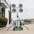 Long service life 5m lifting mobile light tower