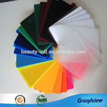 Cast hard plastic transparent sheet