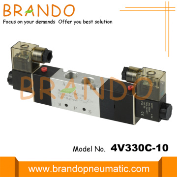 Airtac Tipo 4V330C-10 3/8 &#39;&#39; Válvula solenoide neumática