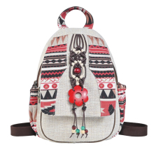 Handcrafted Triangle Weave Backpack for Daily Use