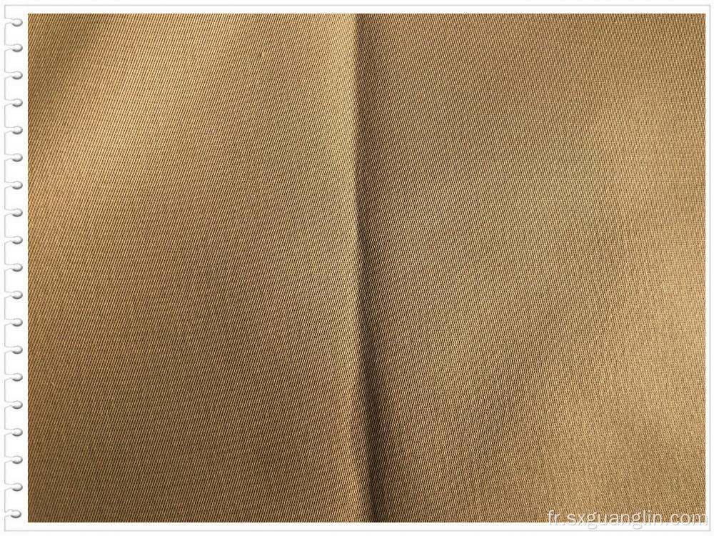 Tissu sergé de coton de polyester Spandex pour coupe-vent