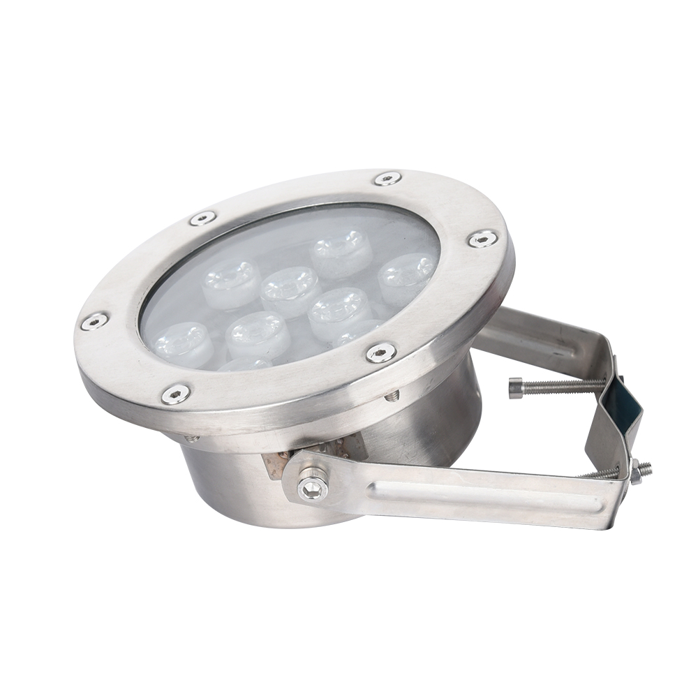 Aço inoxidável 9W LED subaquático Luz