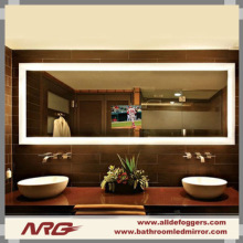 High quality villa bathroom illuminated wall mount mirror