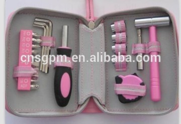 Multi pink tool set for lady