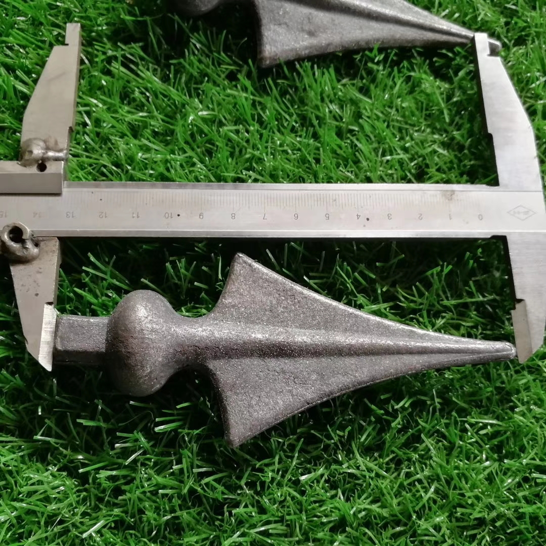 Forged Spears Cast steel spearhead for wrought iron fence fittings