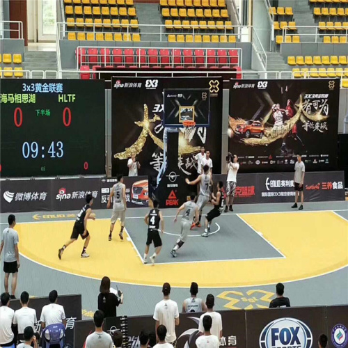 ชั้นบนสุดในร่มและกลางแจ้ง FIBA ​​3x3 พื้นบาสเก็ตบอลที่ได้รับอนุมัติ